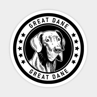 Great Dane Fan Gift Magnet